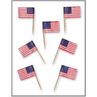 USA Star and Stripes Cupcake / Canape Picks
